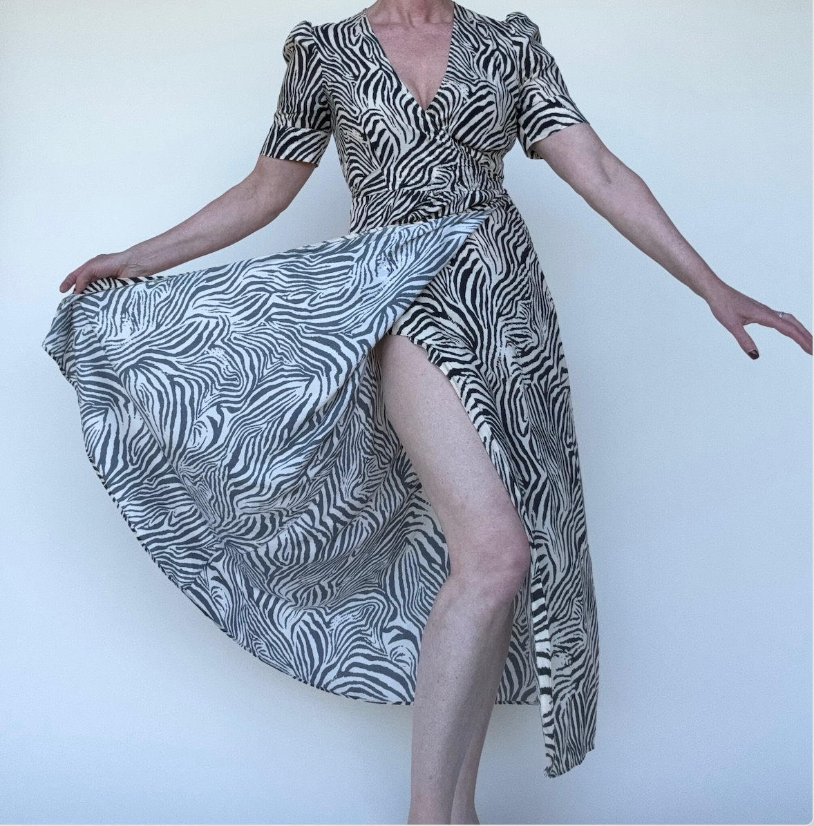 The Myrna Dress (Zebra)