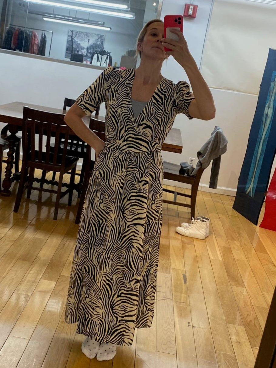 The Myrna Dress (Zebra)