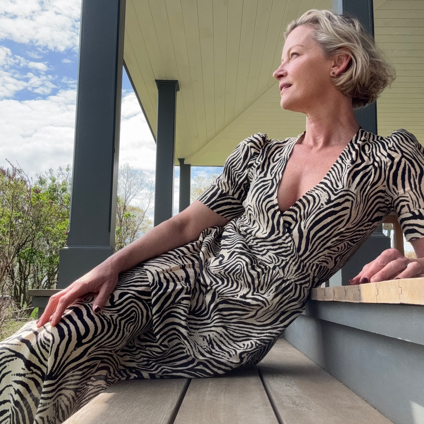 The Myrna Dress (Zebra)