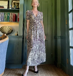 The Myrna Dress (Zebra)