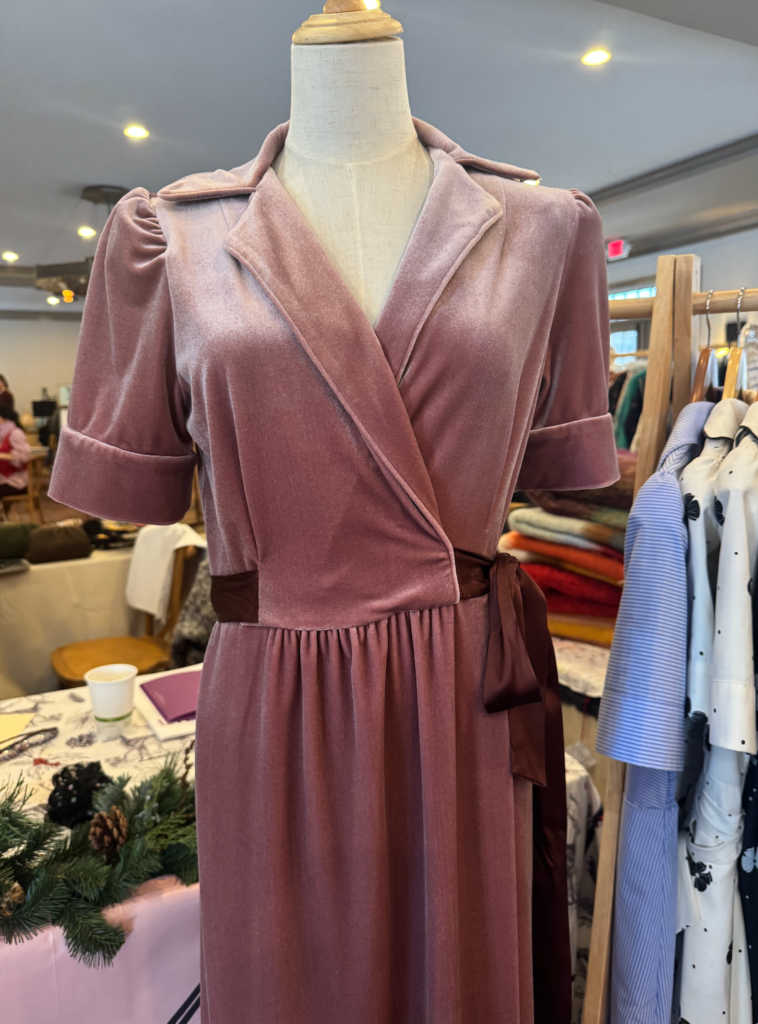 The Greta Velvet Dress