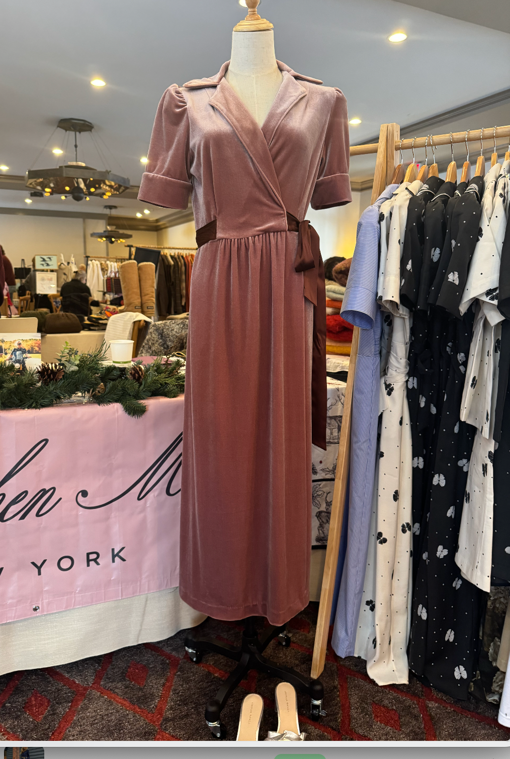 The Greta Velvet Dress