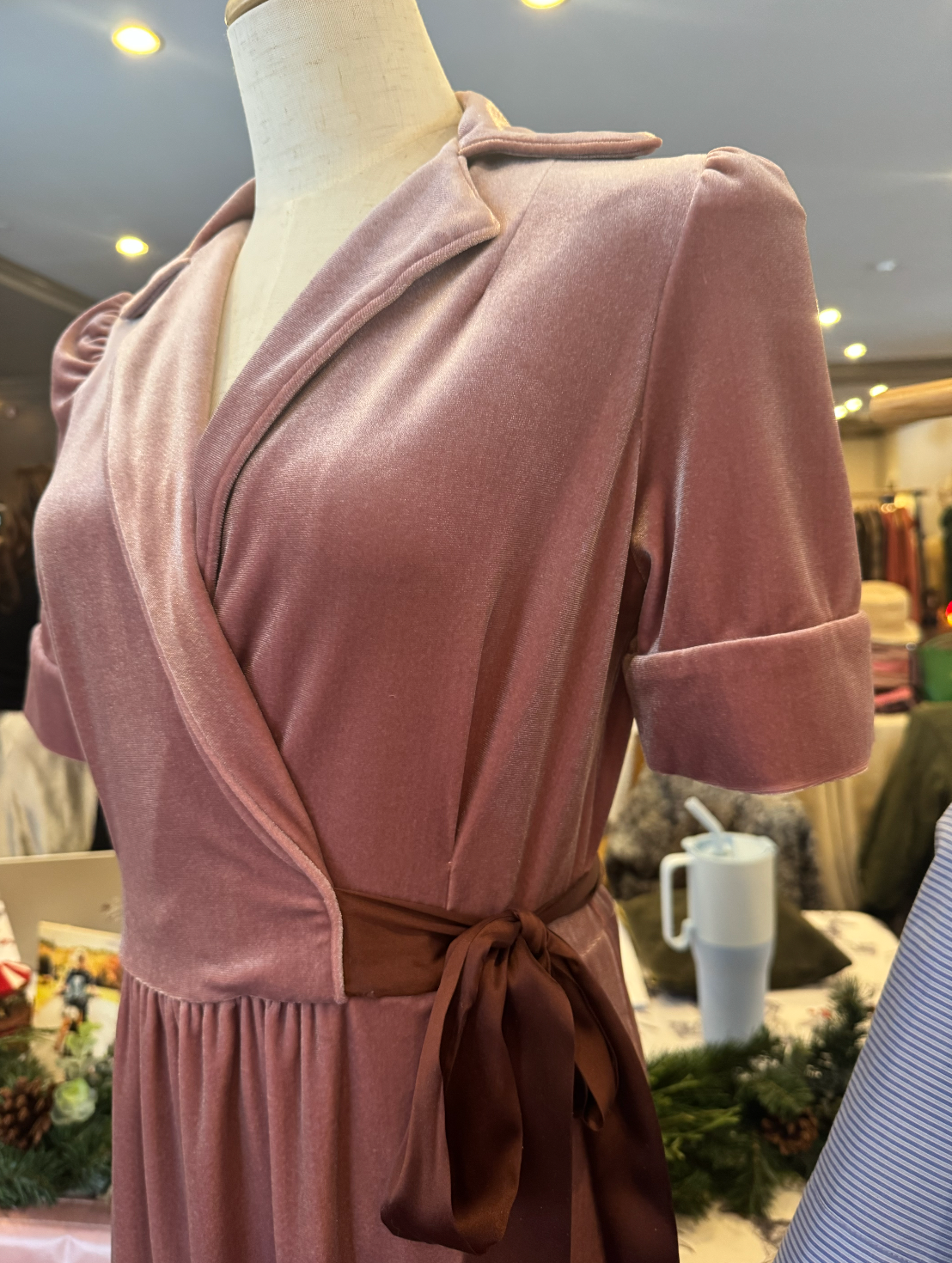 The Greta Velvet Dress