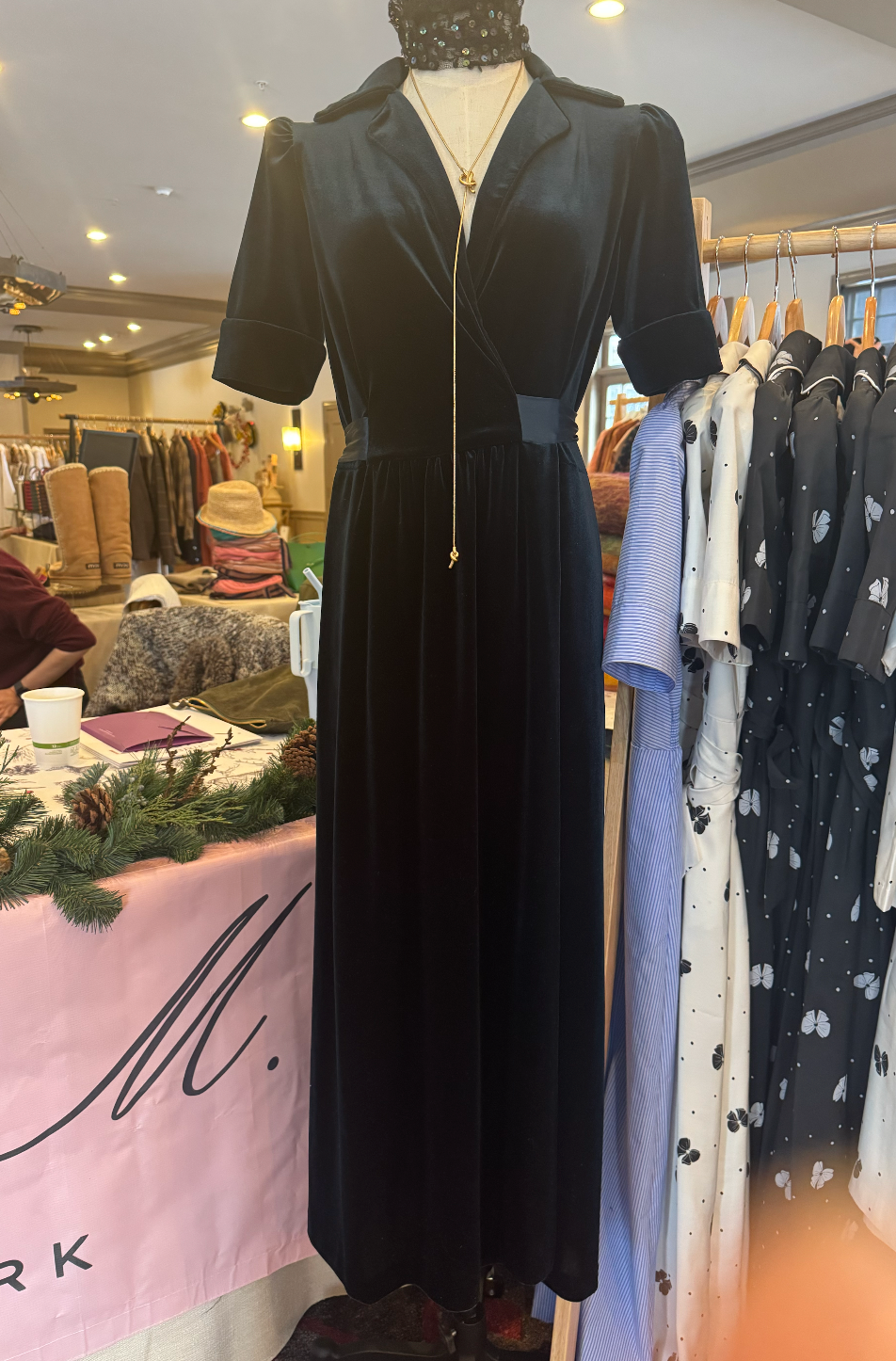 The Liz Velvet Dress