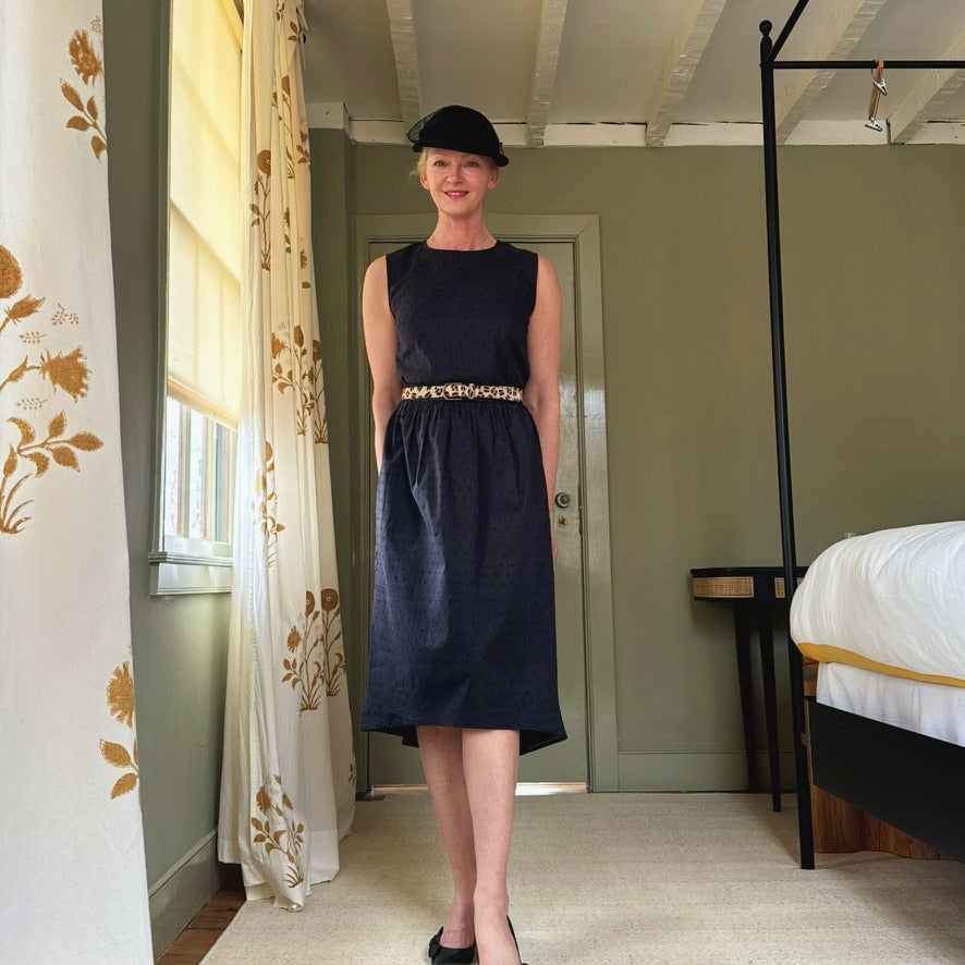 Swiss Dot Cleo Set (Black)