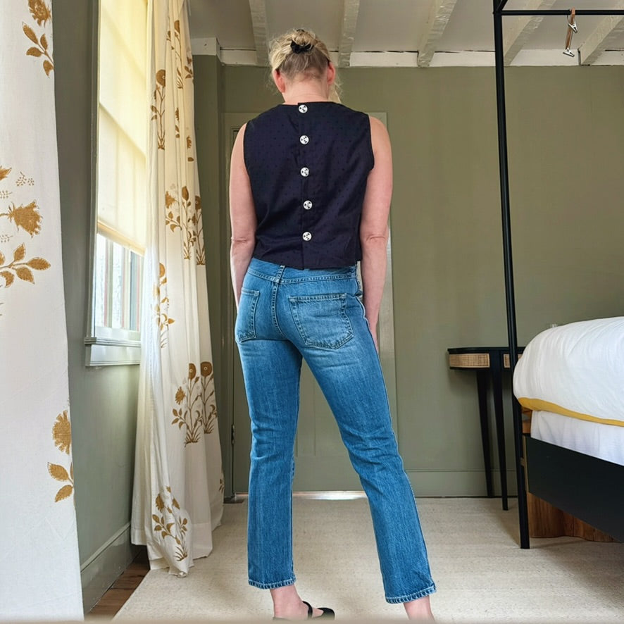 Swiss Dot Cleo Set (Black)